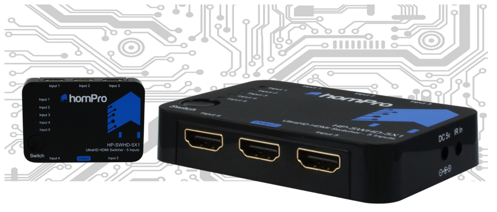 TechLogix Switchers Manage 4K Video without AC Power