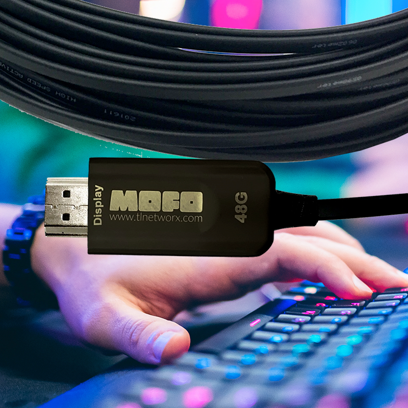 MOFO™ Fiber-based HDMI, DP & USB Cables