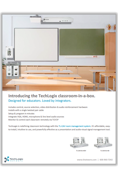 New TechLogix Brochure: CAV Education System