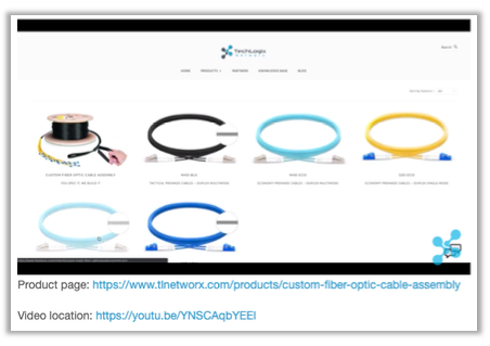 VIDEO -- How to Design a Custom Fiber Optic Cable Online