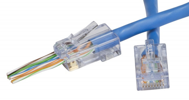 UTP Cat6/Cat6+ Pass-Through RJ45 -- ezRJ45