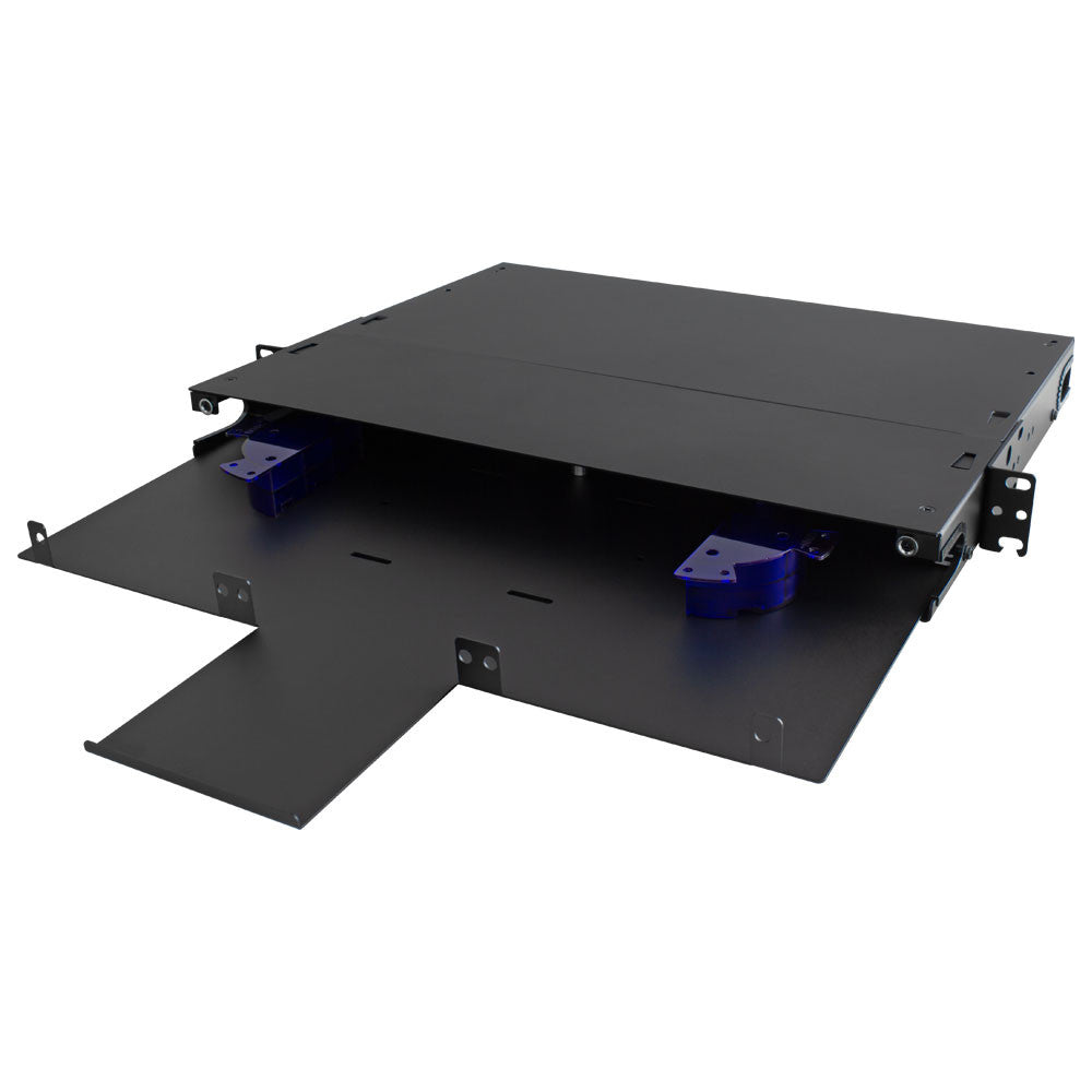 Rackmount fiber panel with sliding tray - LYNN CHOICE™