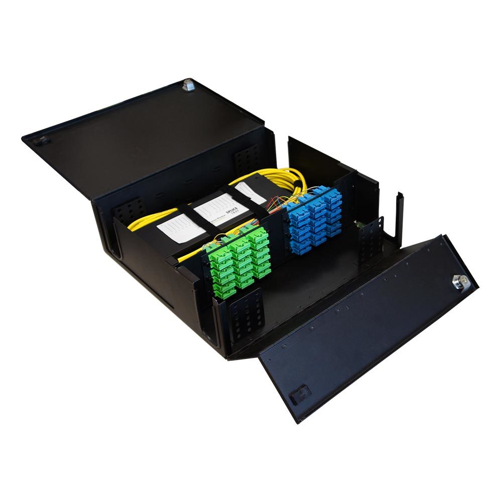 Empty Wall-mount Metal Fiber Box with Cable Protection and Removable Core - LYNN CORE™