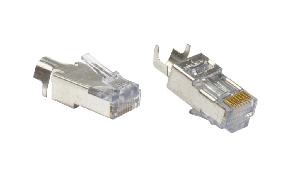 Shielded EZ-RJ45 for CAT5e & CAT6 with External Ground