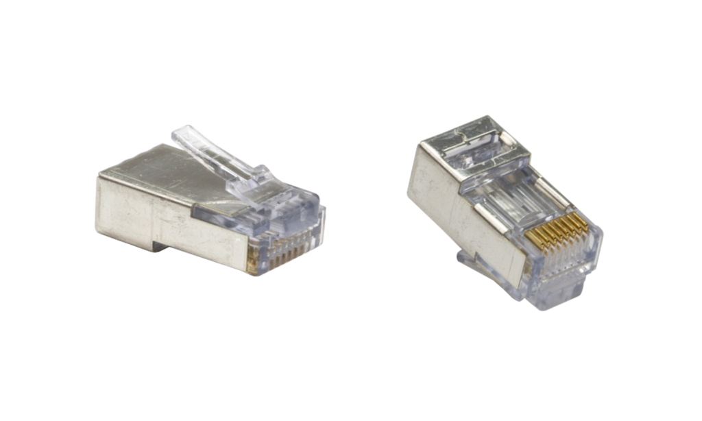 Shielded EZ-RJ45 for CAT5e & CAT6 with Internal Ground